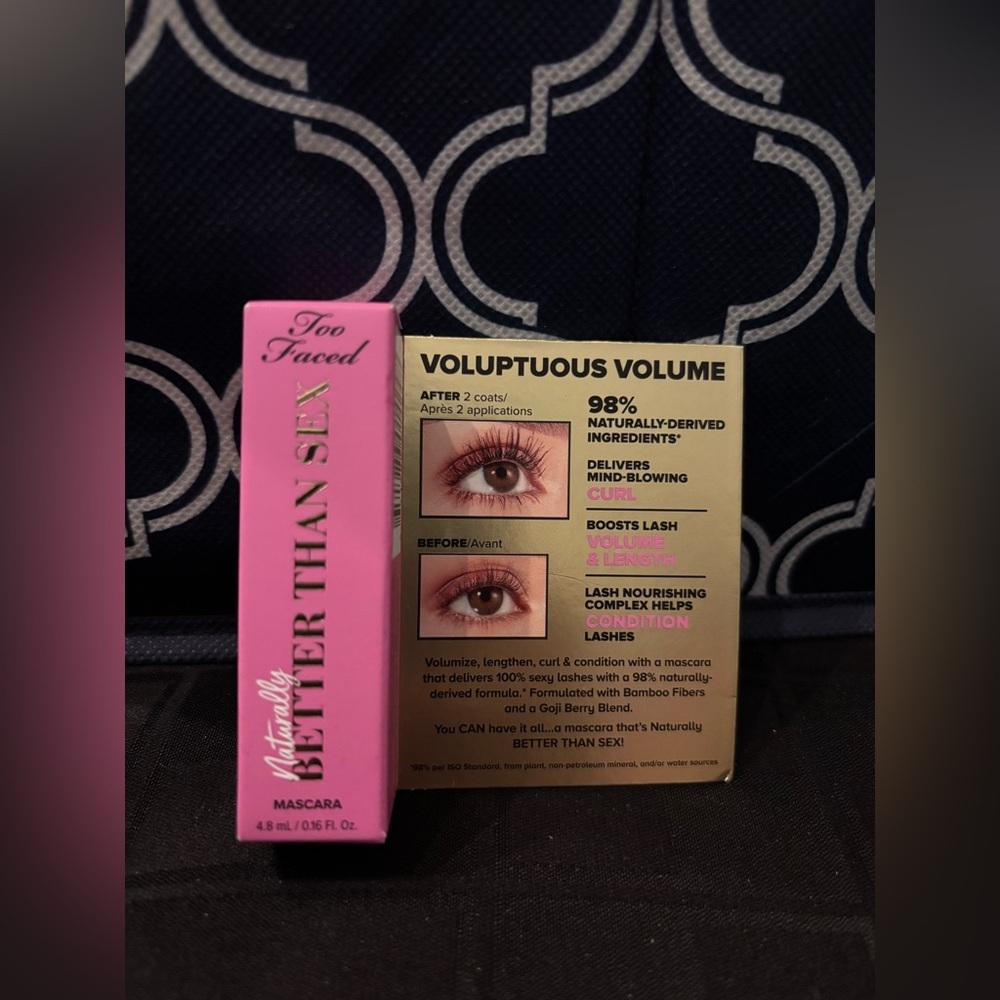 ✨reserved Emma✨NWT Too Faced Naturally  Than Sex Mascara - Picture 2 of 3